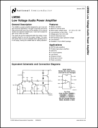 LM386MDC Datasheet