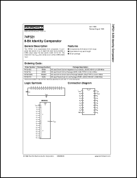 74F521PC Datasheet
