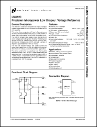 LM4120IM5X-2-5 Datasheet
