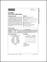CD4538BCWMX Datasheet