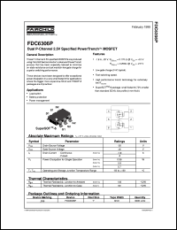 FDC6306P Datasheet
