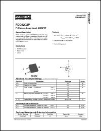 FDD5202P Datasheet