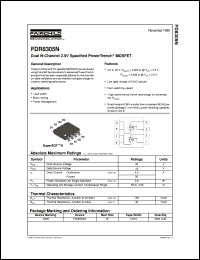 FDR8305N Datasheet