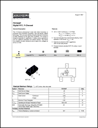 FDV304P Datasheet