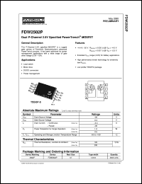 FDW2502P Datasheet