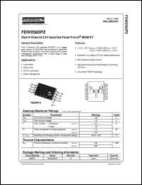 FDW2502PZ Datasheet