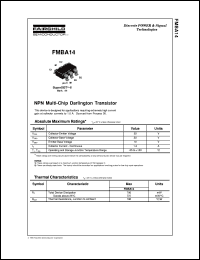 FMBA14 Datasheet