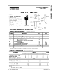 MBR1650 Datasheet