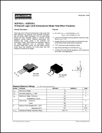 NDB7051L Datasheet