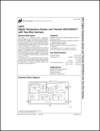 LM75B-5-0MDC Datasheet