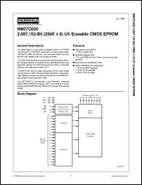 NM27C020V200 Datasheet