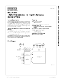 NM27C240V120 Datasheet