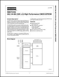 NM27C256V200 Datasheet
