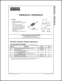 P6KE160CA Datasheet