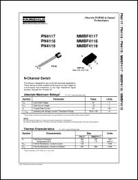 PN4117 Datasheet
