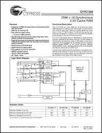 CY7C1325L-100AC Datasheet