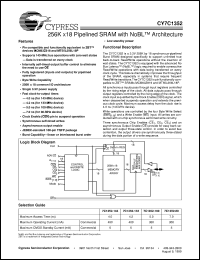 CY7C1352-100AC Datasheet