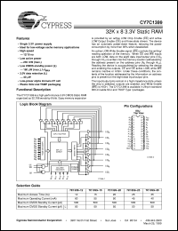 CY7C1399-12ZC Datasheet