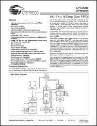 CY7C4265-25AC Datasheet