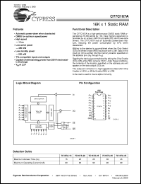 CY7C167A-35VC Datasheet