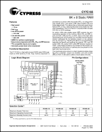 CY7C185-35PC Datasheet