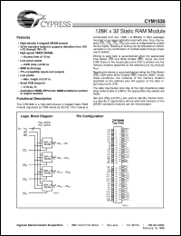 CYM1836PM-45C Datasheet