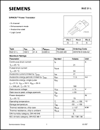 BUZ21L Datasheet