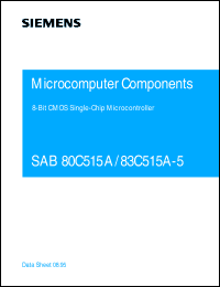 SAB83C515A-5M18-T3 Datasheet