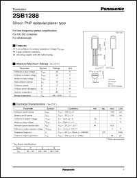 2SB1288 Datasheet