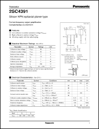 2SC4391 Datasheet