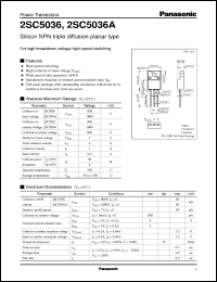 2SC5036 Datasheet