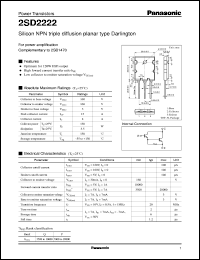 2SD2222 Datasheet