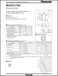 MAZK270D Datasheet