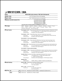 MN101C30A Datasheet