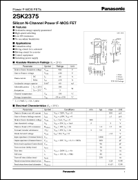 2SK2375 Datasheet