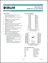 DS1250AB-70 Datasheet